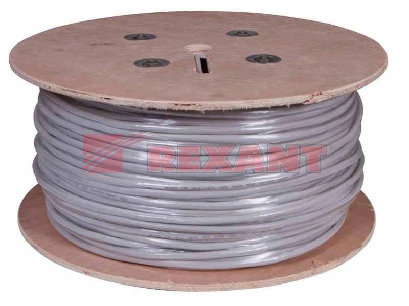 Кабель UTP 16PR 24AWG CAT5 305м Rexant 01-1012 — миниатюра 2