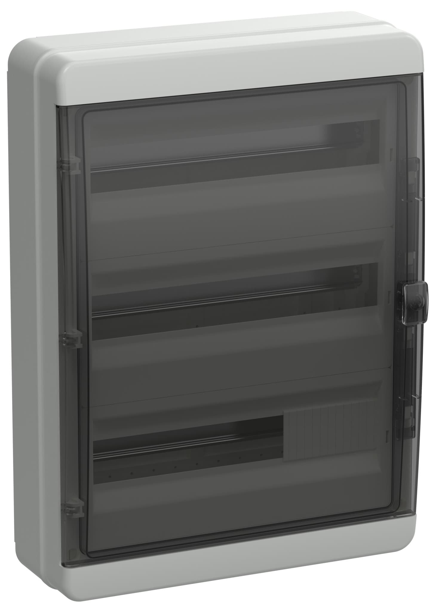 IEK TEKFOR Корпус пласт. КМПн-54 IP65 черн. прозр. дверь