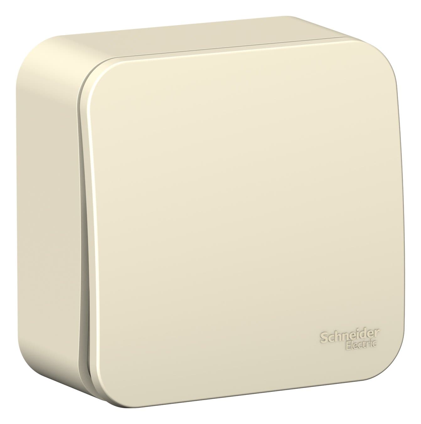 Systeme Electric Blanca наруж Молочный Выключатель 1-клавишный, 10А, 250B — миниатюра 2