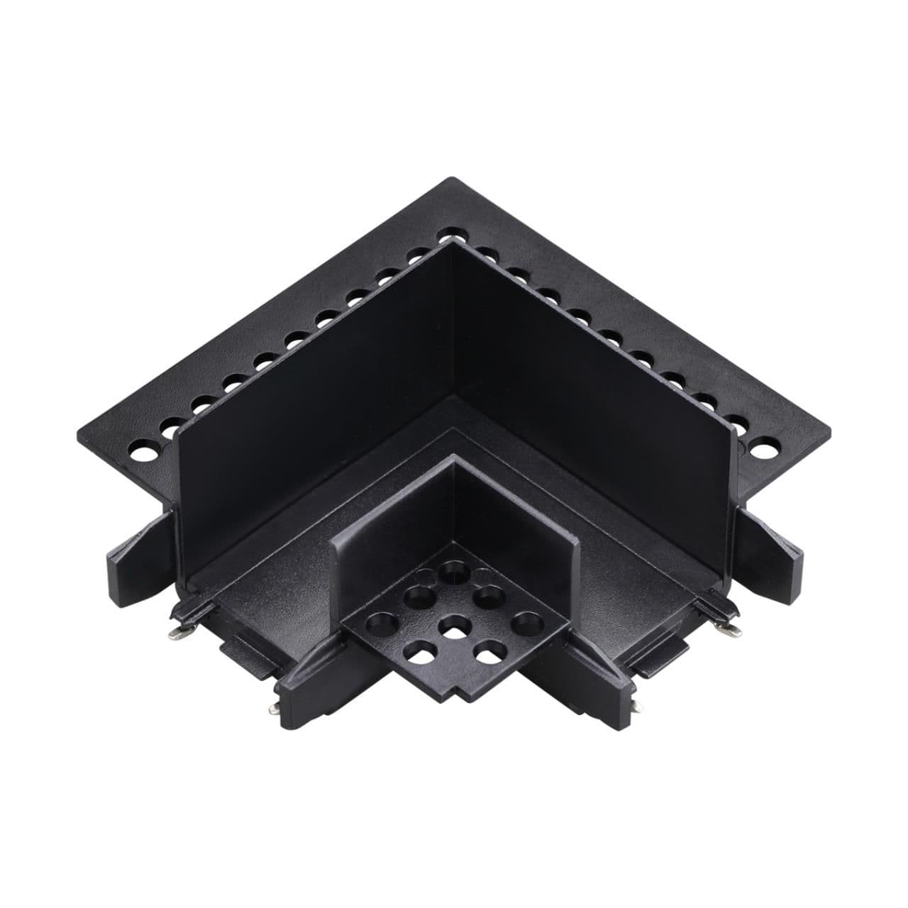 Novotech 135280 SHINO NT24 180 черный Соединитель «L» токопроводящий для шинопровода в ГКЛ (для арт.135197; 135199) IP20 48V SMAL
