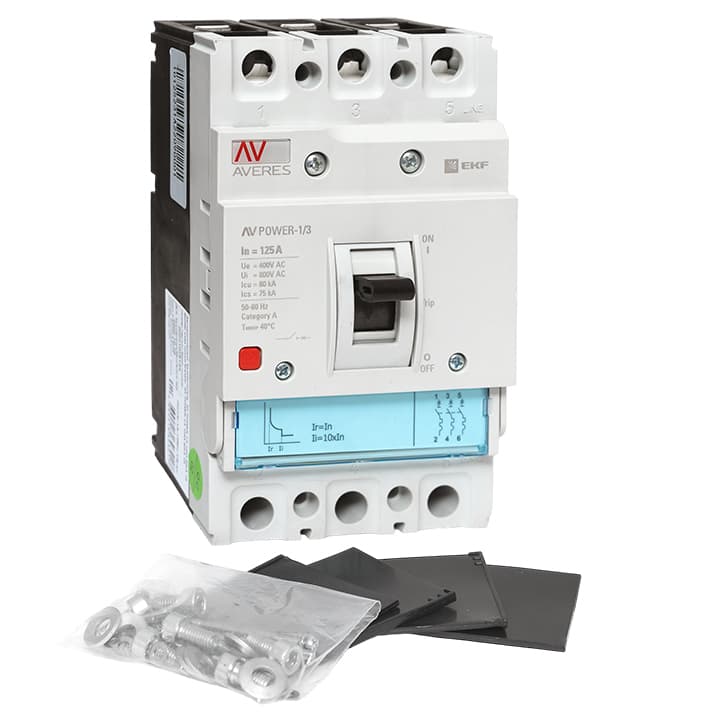 EKF Averes Автоматический выключатель AV POWER-1/3 125А 80kA TR