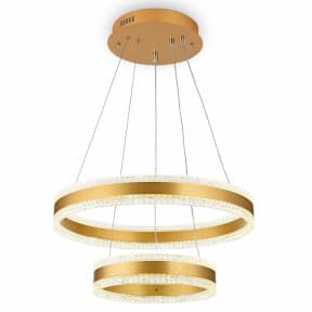 Ambrella Светильник светодиодный подвесной управляемый FA6178/2 GD золото 108W 3000K+6400K/3000K/6400K/4200K+4200K D500*630 (ПДУ РАДИО 2.4G)
