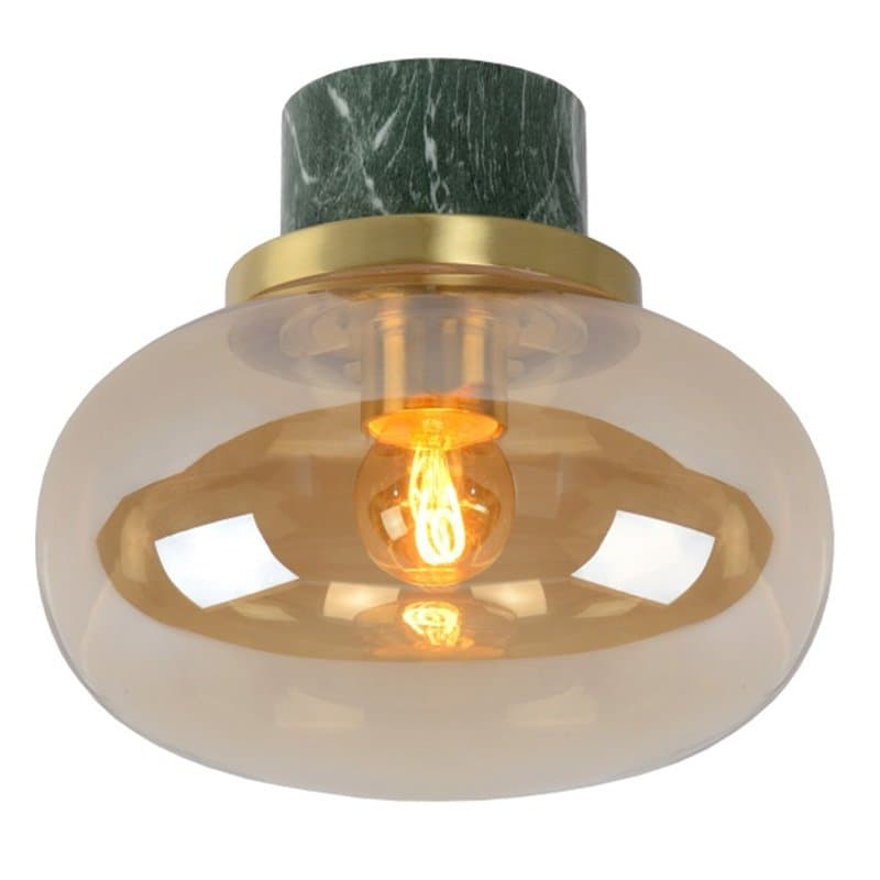 Lucide LORENA Светильник потолочный Bathroom Ø 23 cm 1xE27 IP44 Amber 03140/23/62