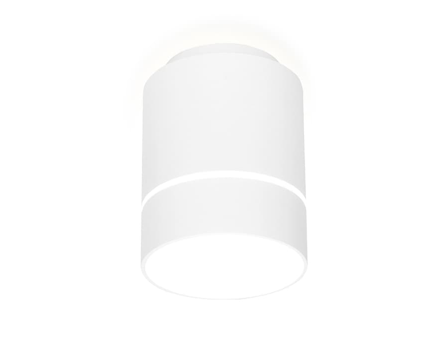 Ambrella Накладной светодиодный точечный светильник TN256 WH/S белый/песок LED 4200K 7W D80*135