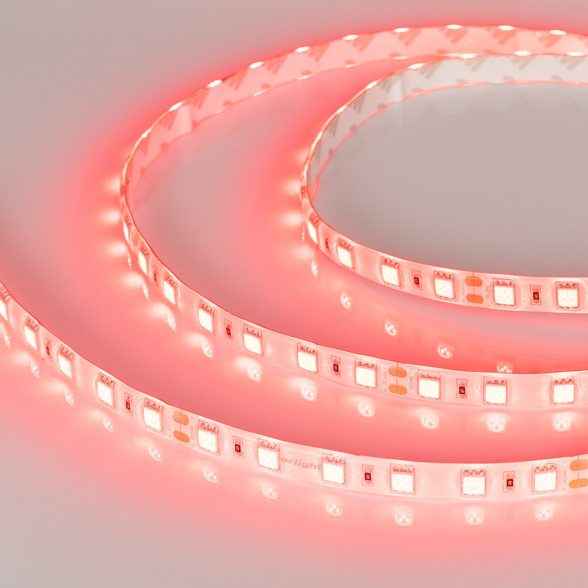 Arlight Светодиодная лента RTW 2-5000SE 24V Red 2x (5060, 300 LED, LUX) (14.4 Вт/м, IP65) 015597 — миниатюра 4