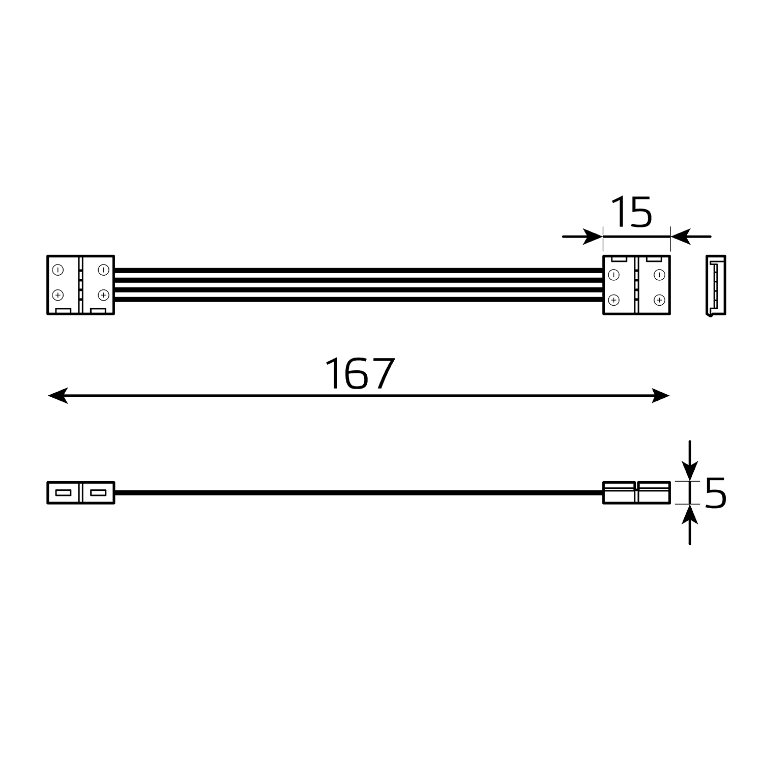Gauss Набор коннекторов Basic для LED-ленты - 5050 12V 10mm IP20 BT434 — миниатюра 2