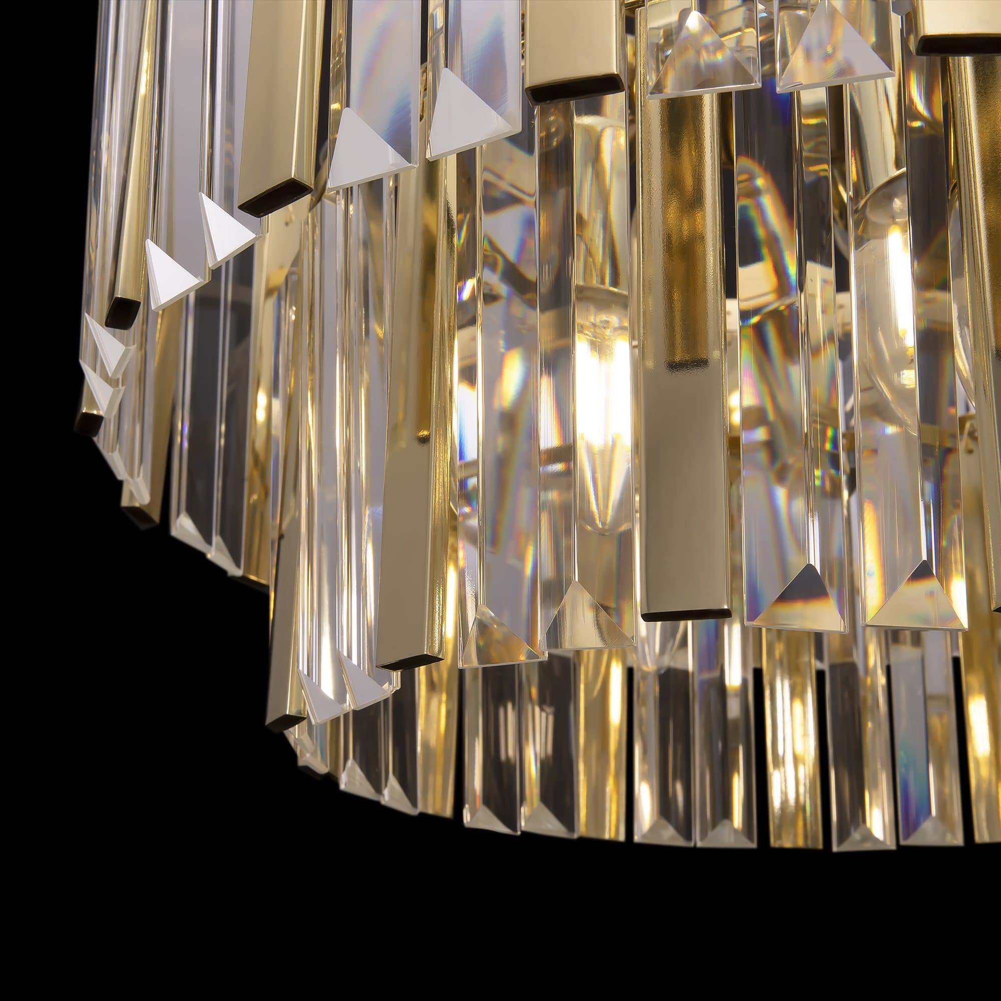 Freya Crystal Market Золото Люстра FR11001PL-08G — миниатюра 4