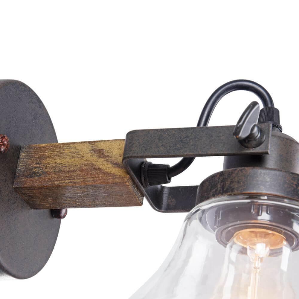 Freya Loft Lorenza Черный Бра E27 60W FR4171-WL-01-B — миниатюра 9