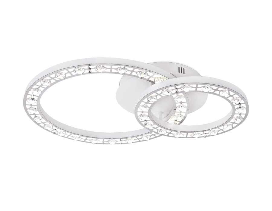 Ambrella Потолочный светодиодный светильник с пультом FA160 WH белый 64W 600*440*120 (ПДУ РАДИО 2.4)