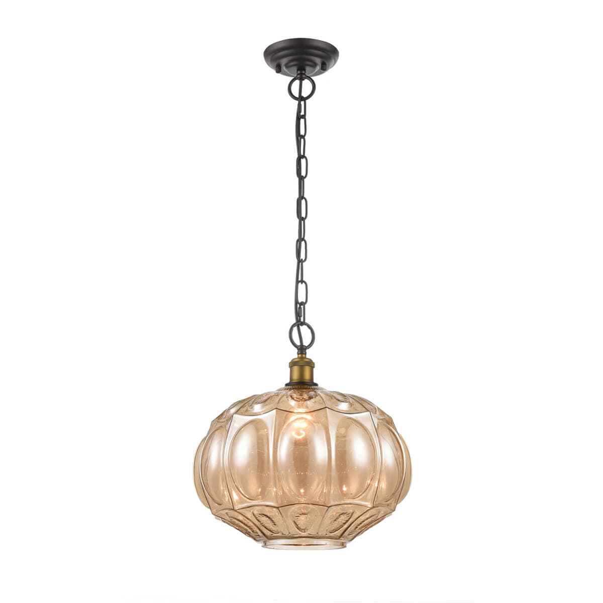 Vele Luce Helen Светильник подвесной Classic D350*H388/1550 коричневый, бронза | brown, bronze  металл | metal VL4266P21