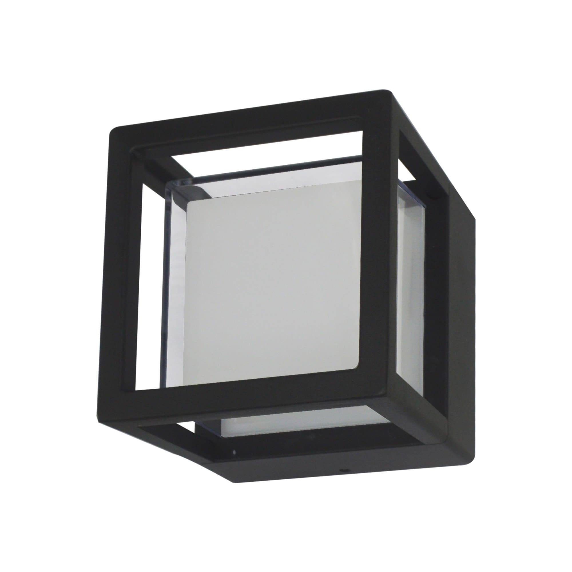 ST LUCE SL9504.401.01 Светильник уличный настенный Черный/Белый LED 1*5W 4000K
