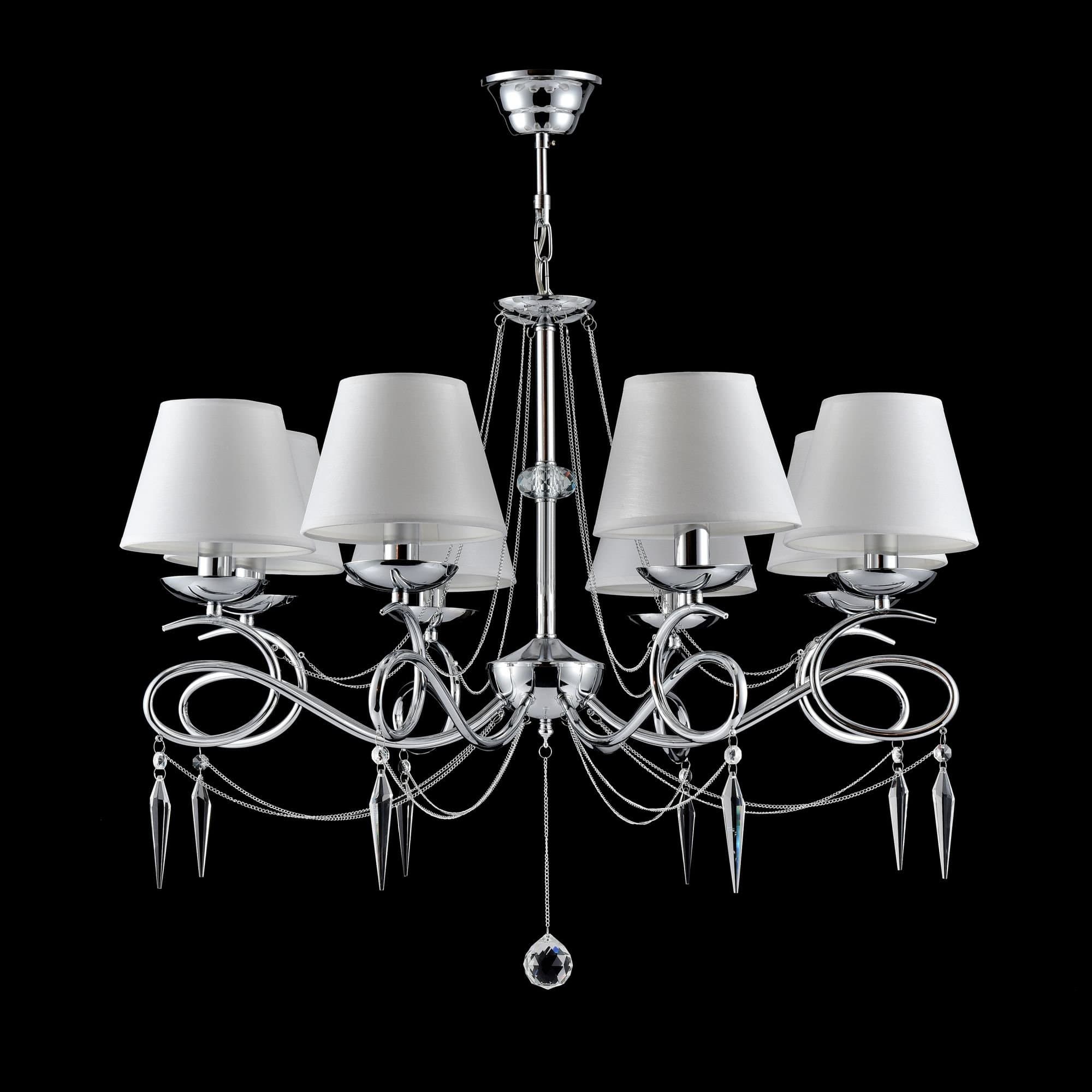 Freya Classic Haley Хром Люстра E14 40W FR2909-PL-08-CH — миниатюра 3