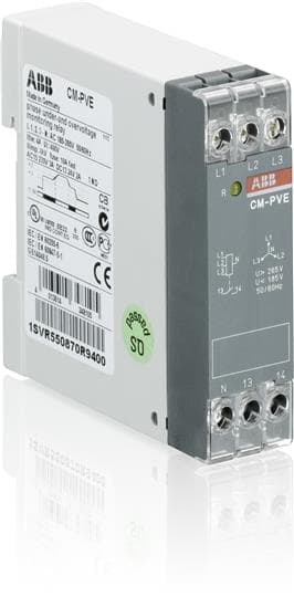 ABB CM-PVE Реле контроля фаз 3ф с контролем N — миниатюра 1