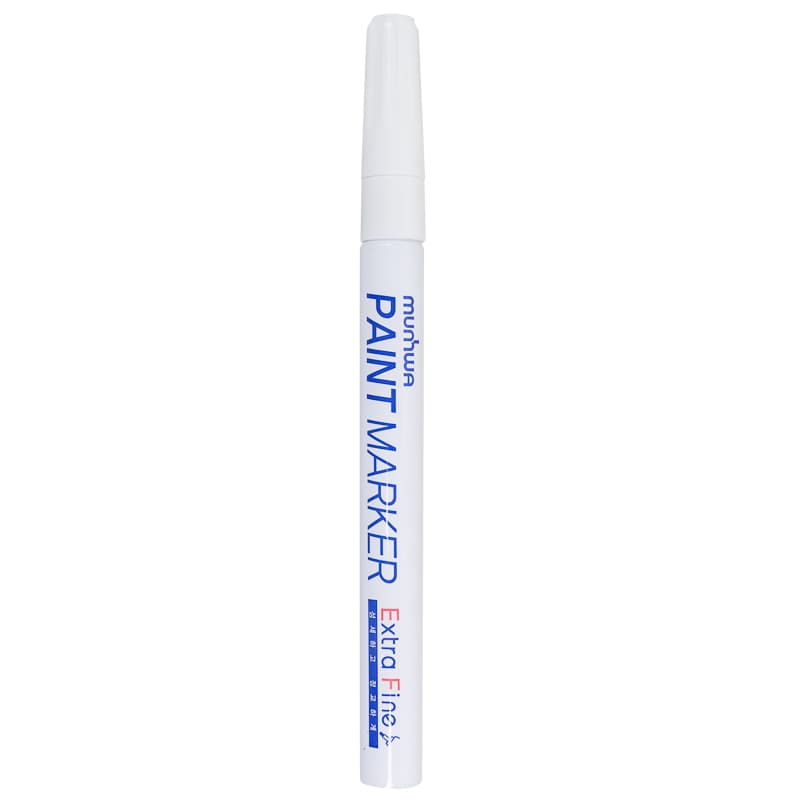 MunHwa  Маркер-краска  «Extra Fine Paint Marker» 1 мм, белая, нитрооснова 08-7205