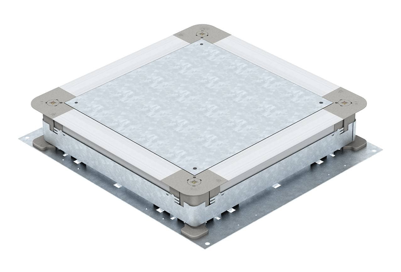OBO Bettermann Монтажное основание UZD250-3 (h=70-125 мм) 410x367x70 мм (сталь) 7410030 — миниатюра 1