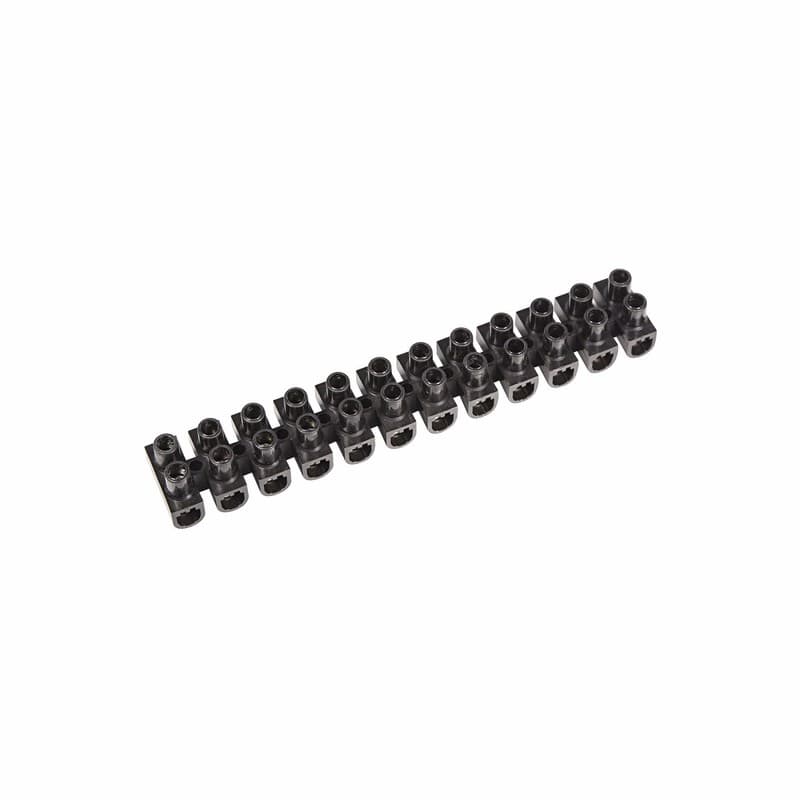 Колодка клеммная КВ-10 10А 10мм² PP (полипропилен) черный Rexant 07-5010-2