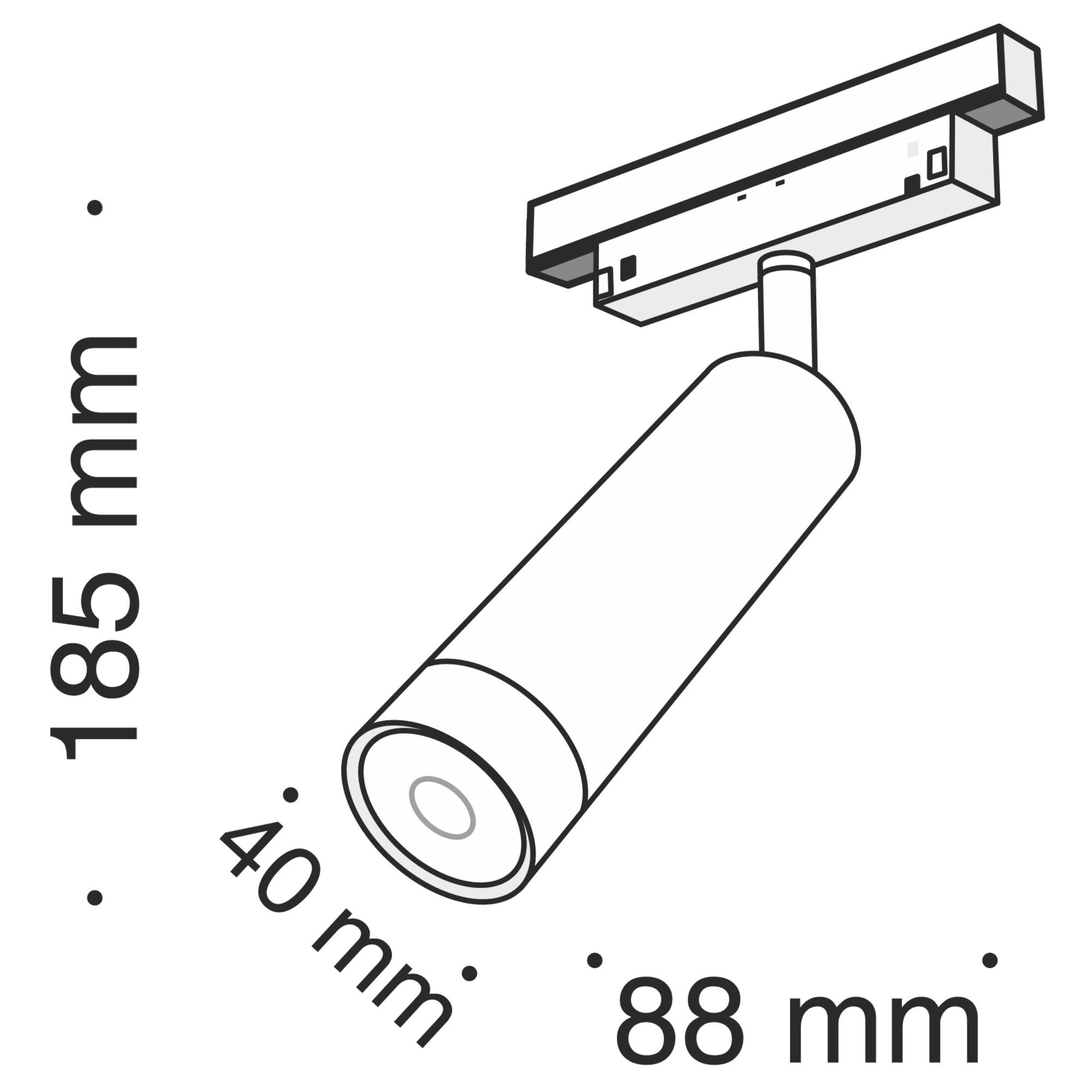 Maytoni Трековый светодиодный светильник  Track Lamps TR019-2-7W3K-B — миниатюра 2