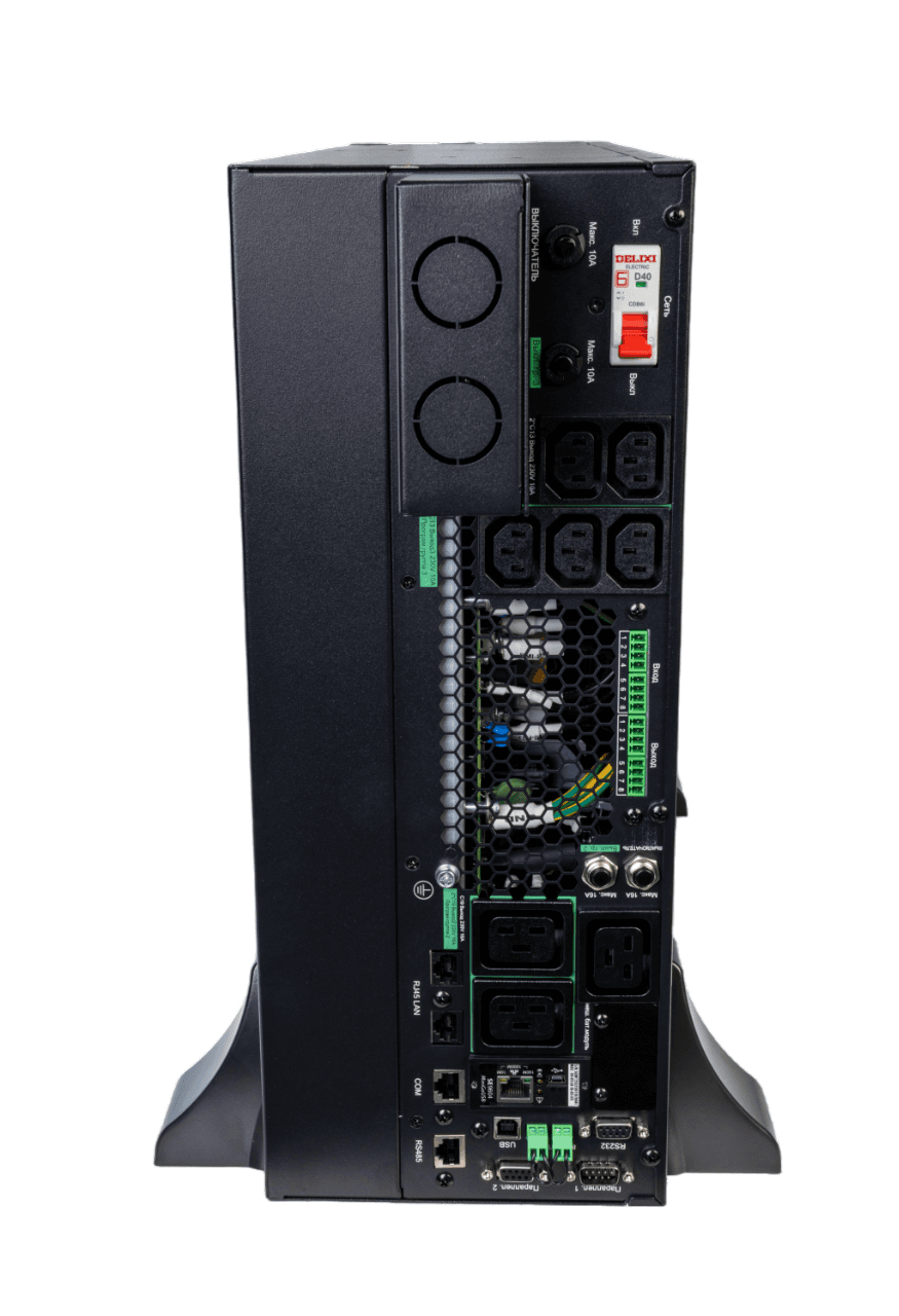 Systeme Electric ИБП SRTSE 2 поколения 8000 ВА/Вт, 4U,5 C13+3 C19,USB,RS-232,RS485,COM,сухие контакт,прлл,SNMP — миниатюра 3