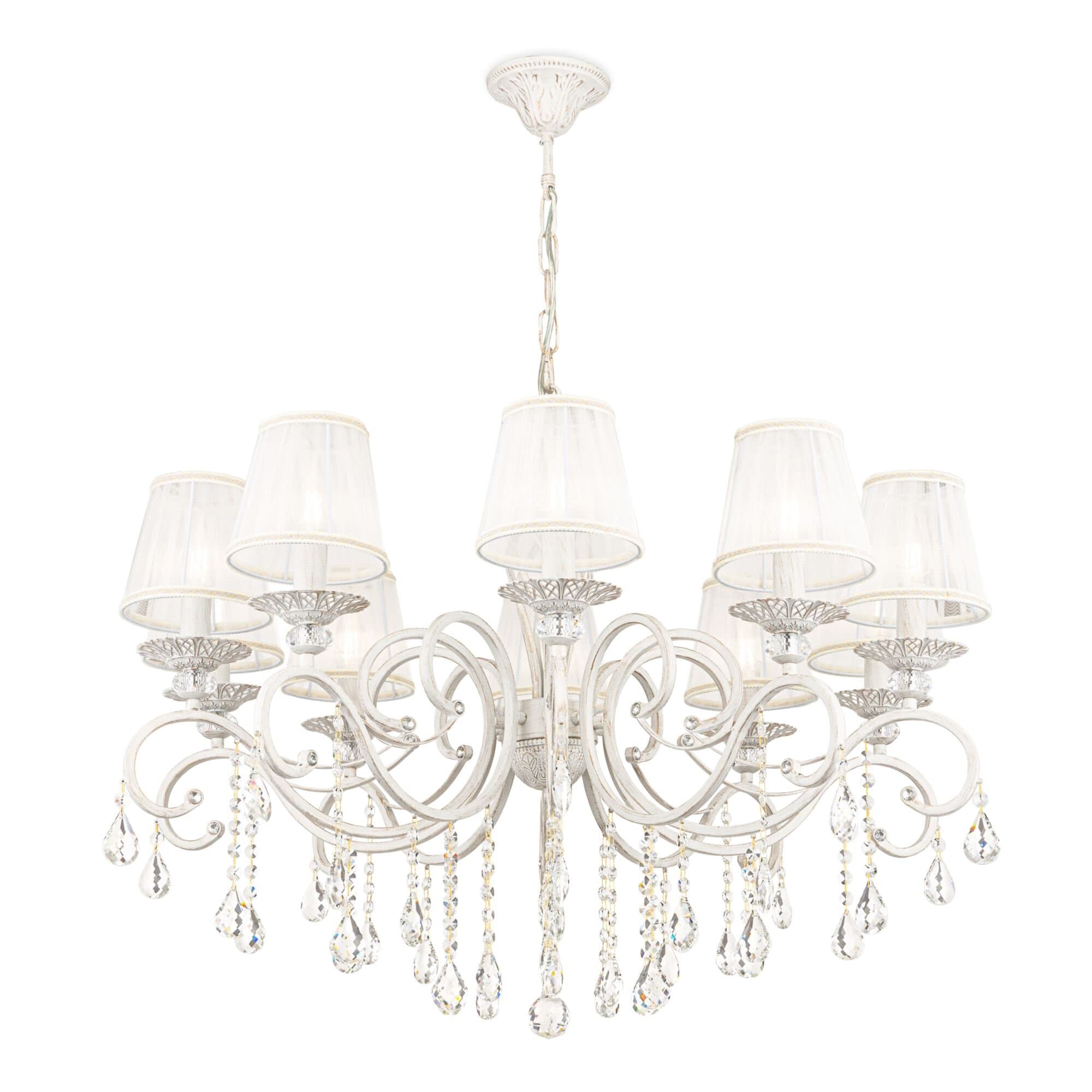 Maytoni Elegant Grace Белый с Золотом Люстра 10xE14 40W ARM247-10-G — миниатюра 7
