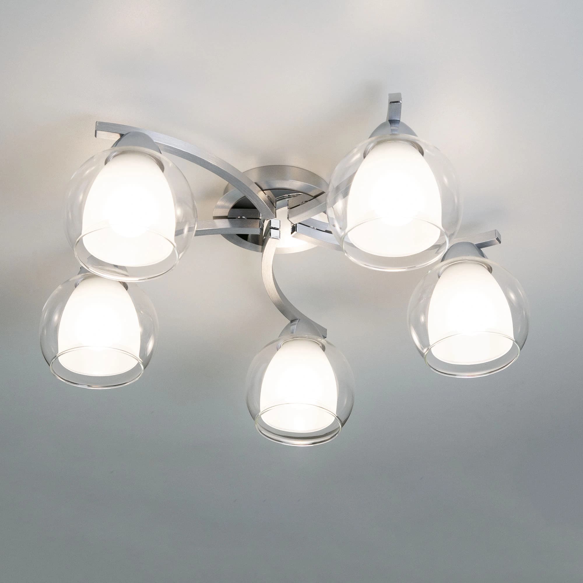 Citilux CL152157 Кристи Алюм.+Хром Люстра — миниатюра 4