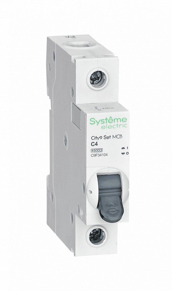 Systeme Electric City9 Set Автоматический выключатель C 4A 1P 4,5kA