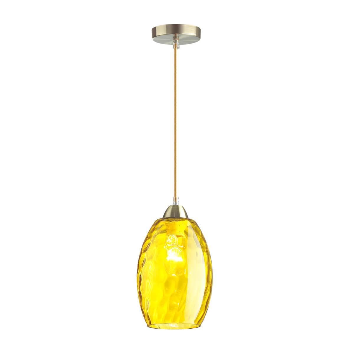 Lumion 4486/1 LN20 античная бронза, желтый Подвес E27 60W 220V SAPPHIRE — миниатюра 1