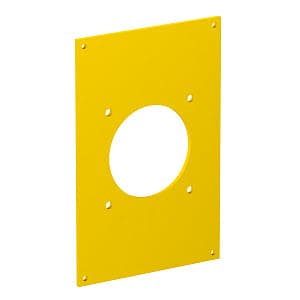 OBO Bettermann Рамка для монтажа электроустановочных изделий в блоке питания VH 160x105 мм, желтая 6109865 — миниатюра 2