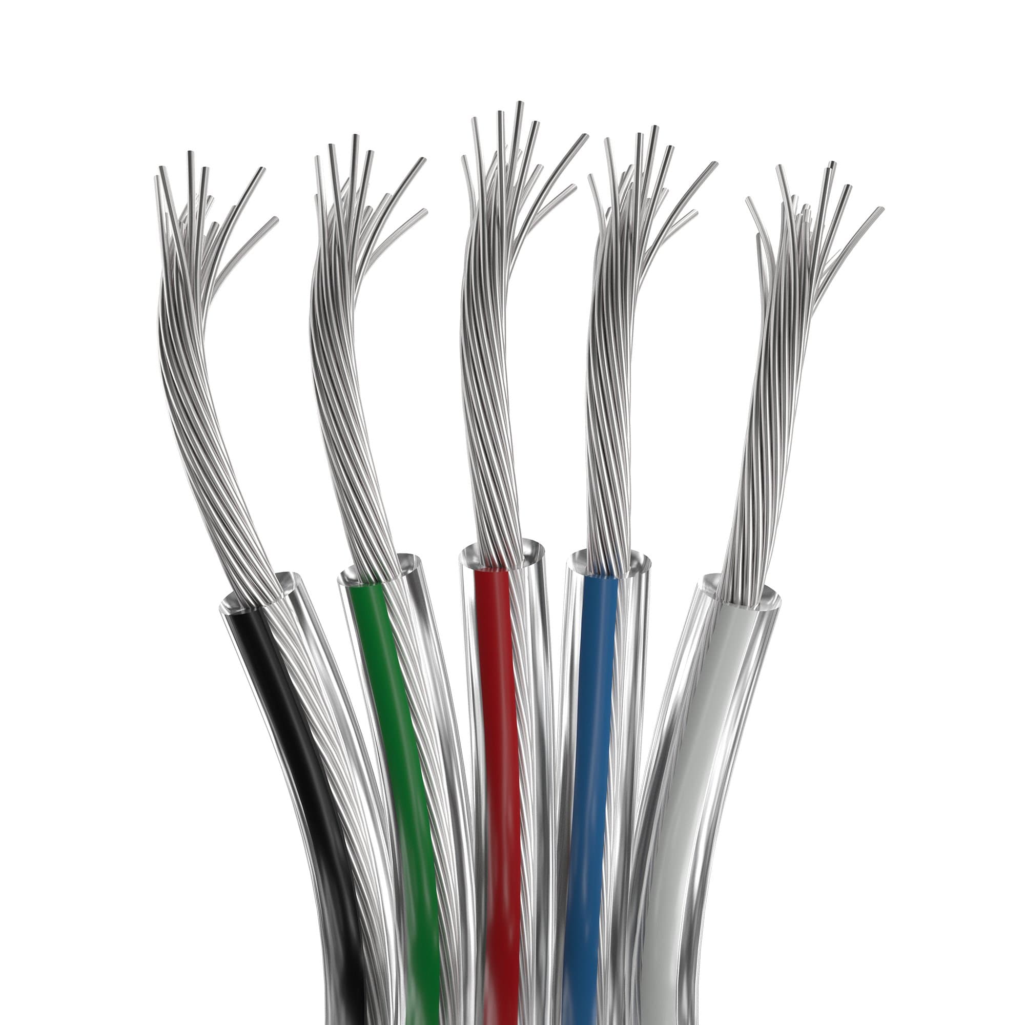 Arlight Шлейф питания ARL-18AWG-CLEAR-5Wire-CU (-) 034965