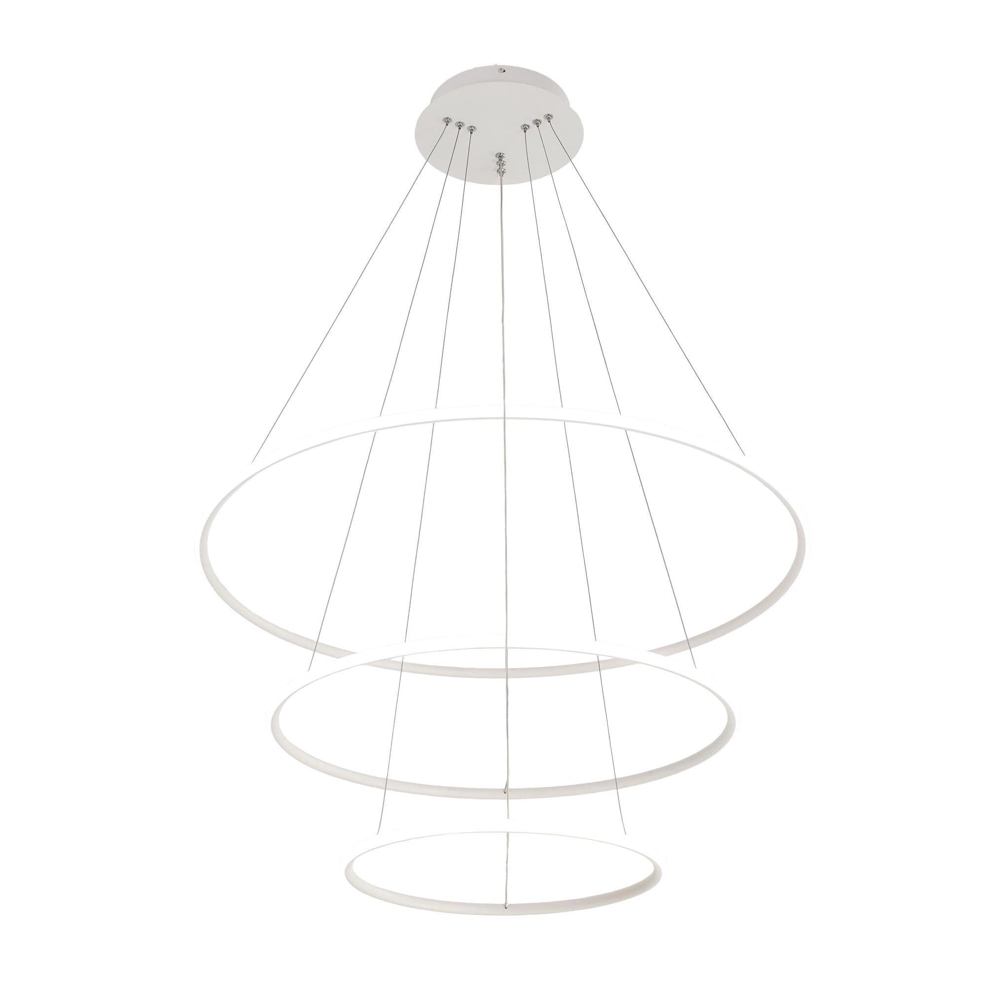Citilux CL731090 Неон Белый Светильник Люстра LED 90W, с пультом — миниатюра 1