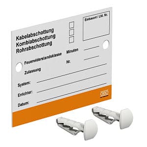 OBO Bettermann Маркировочная табличка 7205425 — миниатюра 2