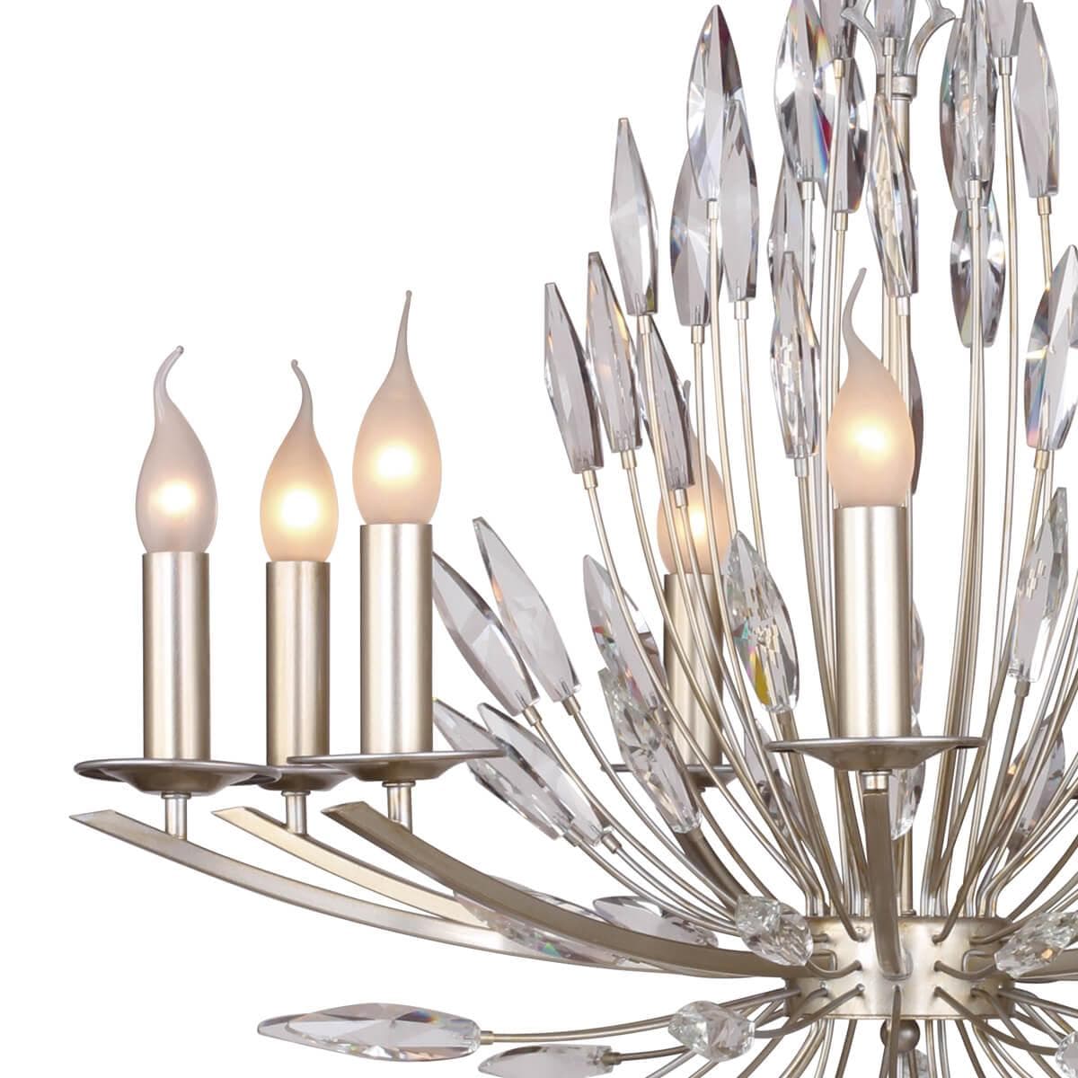 Favourite Feerie Серебро Люстра 9*E14*40W 1932-9P — миниатюра 4