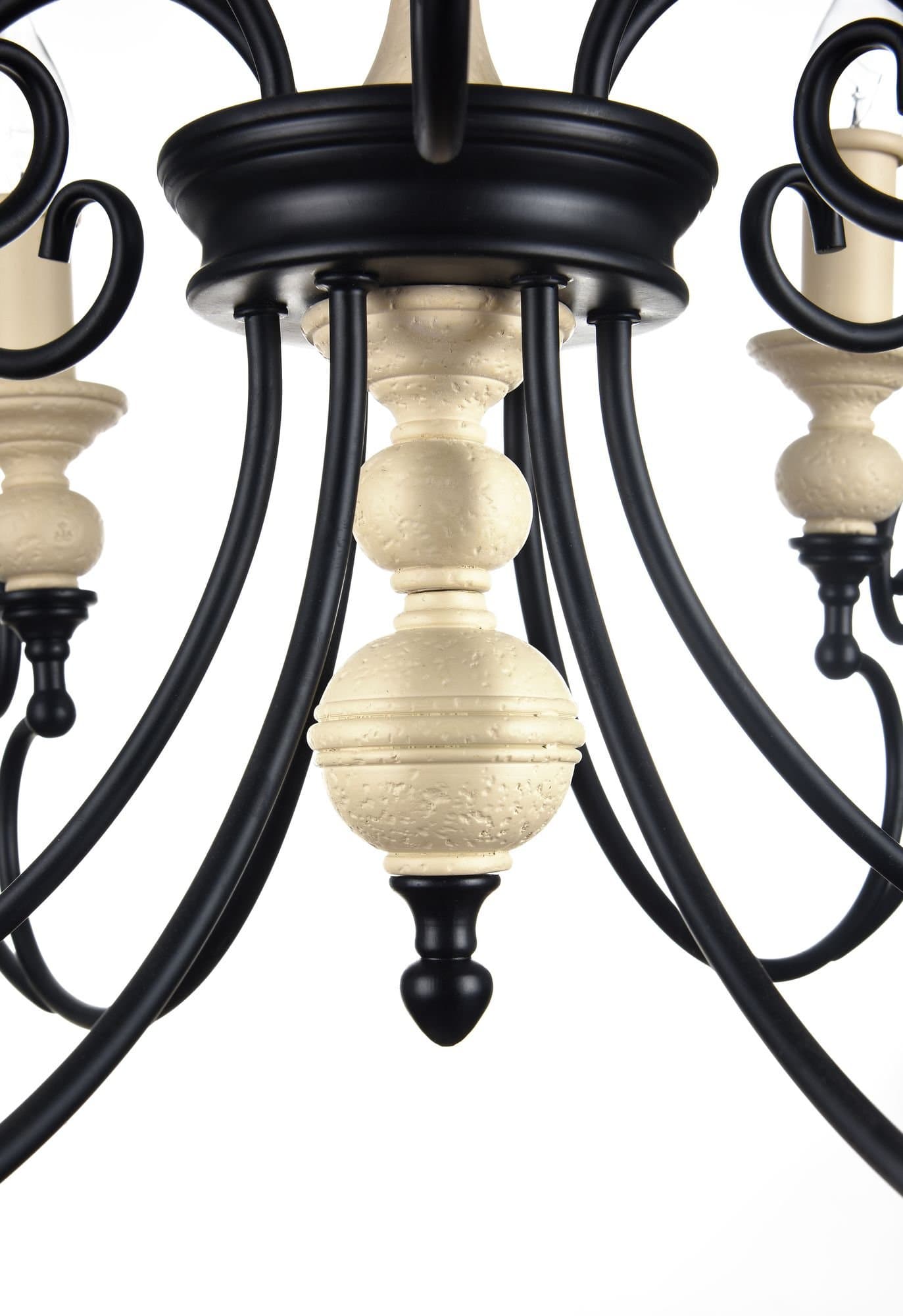Maytoni House Karina Черный Люстра 6xE14 60W H631-PL-06-B — миниатюра 6