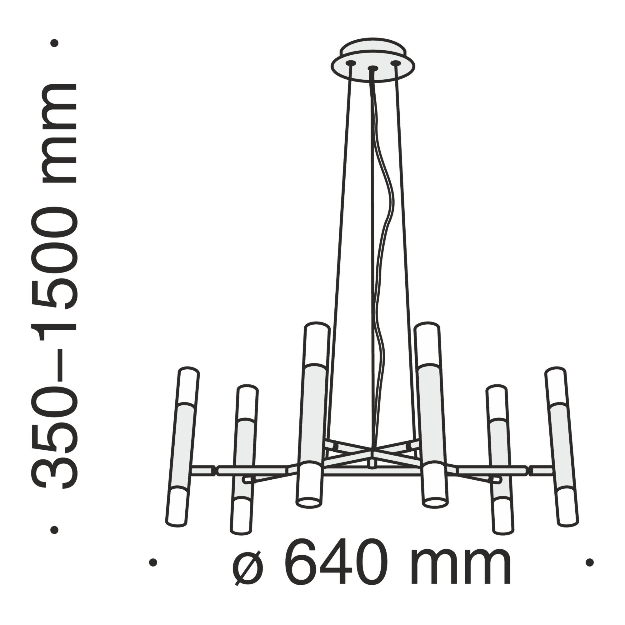 Maytoni Technical Vigo Черный Подвесной светильник G9 25W MOD031PL-12B — миниатюра 3