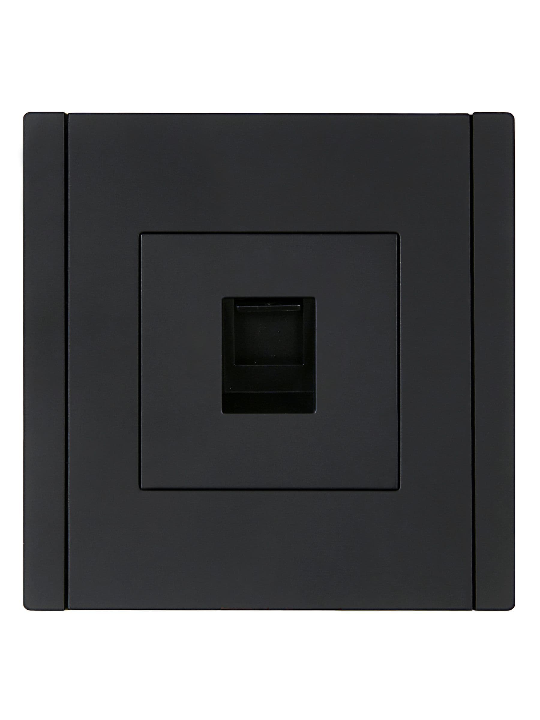 IEK FORTE&PIANO Черный Розетка комп. RJ45 кат.5E FP132 — миниатюра 2