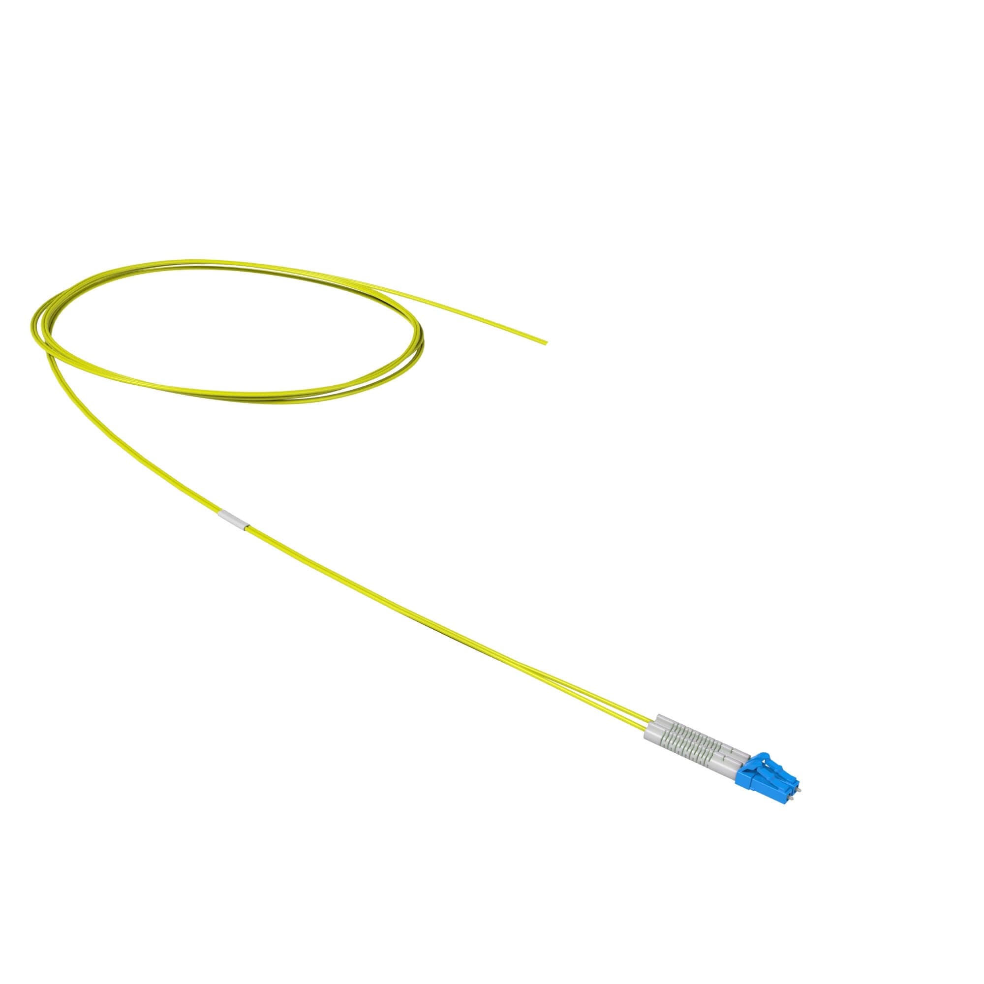 DKC Пигтейл оптический Duplex flexible boot LC/UPC - 9/125 (OS2),1,5 м