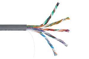 IEK ITK Кабель связи витая пара U/UTP, кат.5E, 25 пар 25х2х24AWG solid, LSZH, 500м, серый LC1-C5E25-121 — миниатюра 2
