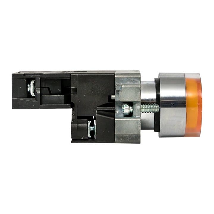 EKF PROxima Кнопка BA51 с подстветкой 230В желтая NO IP65 — миниатюра 3