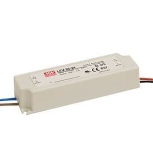 Varton Драйвер 35 Вт 24V для светодиодной ленты Meanwell IP67 148x40x30 мм LPV-35-24