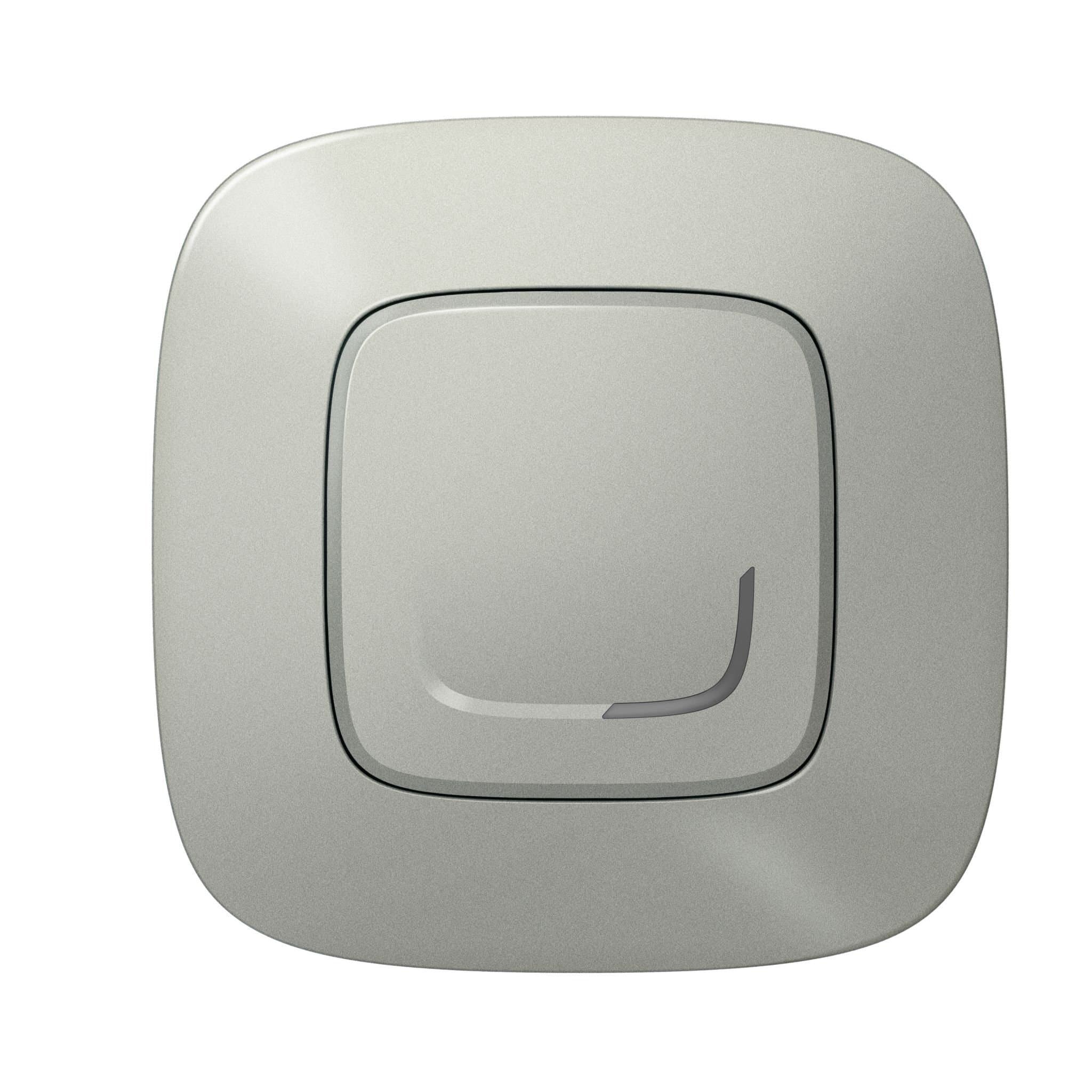 Legrand NETATMO Valena ALLURE Алюминий Выключатель 1-клавишный беспроводной 752785 — миниатюра 5