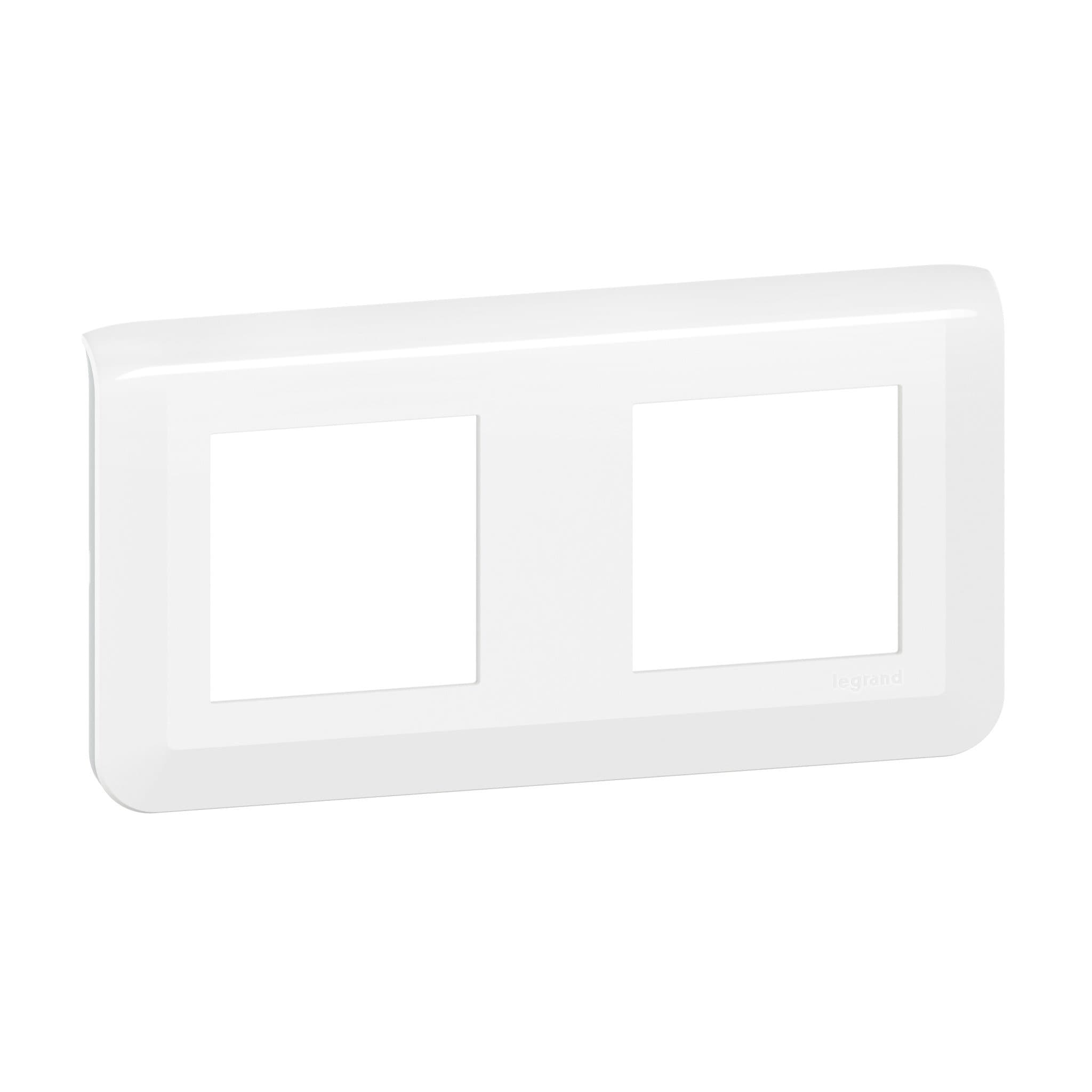 Legrand Mosaiс Рамка - Программа Mosaic - 2x2 модуля - белая 277804L