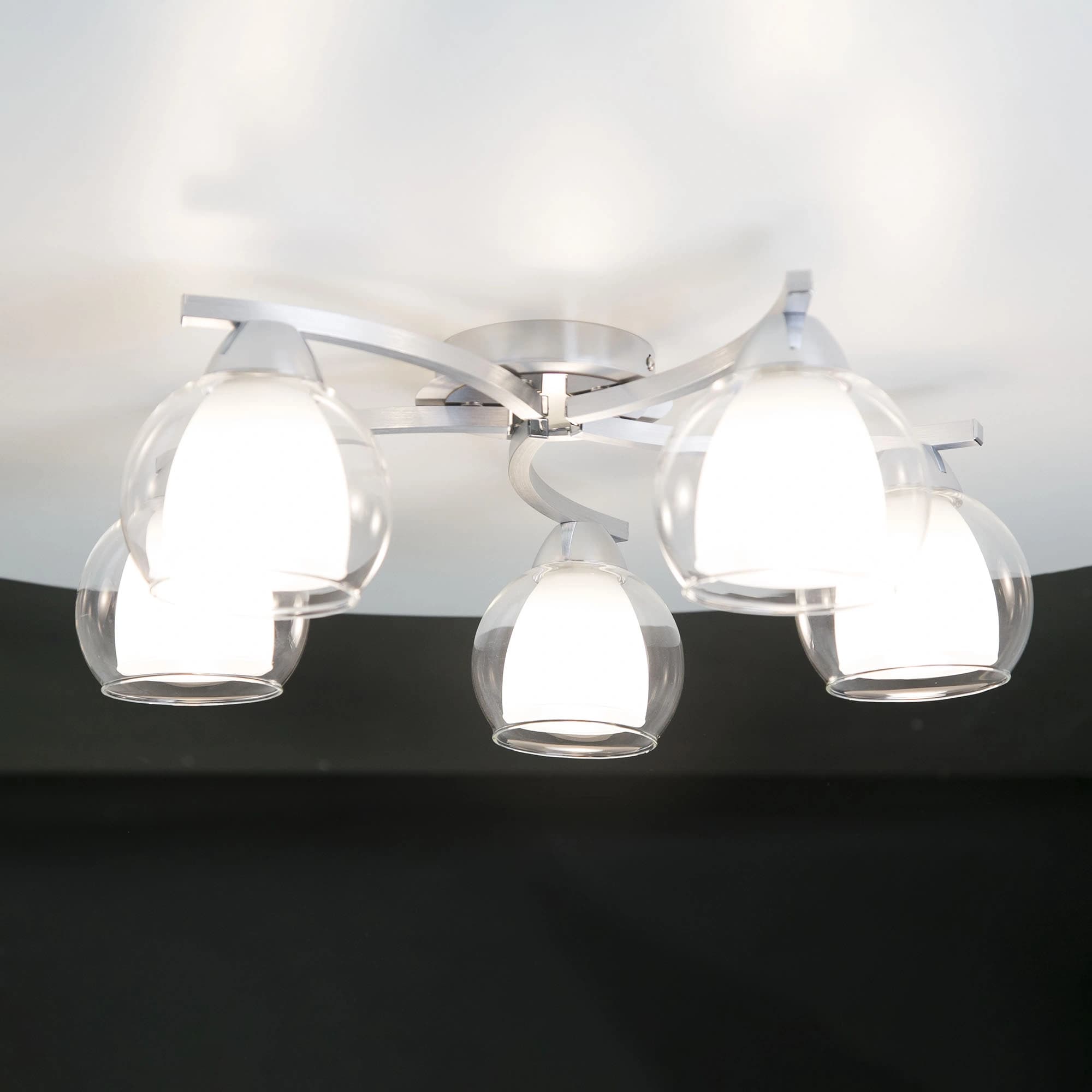 Citilux CL152157 Кристи Алюм.+Хром Люстра — миниатюра 2