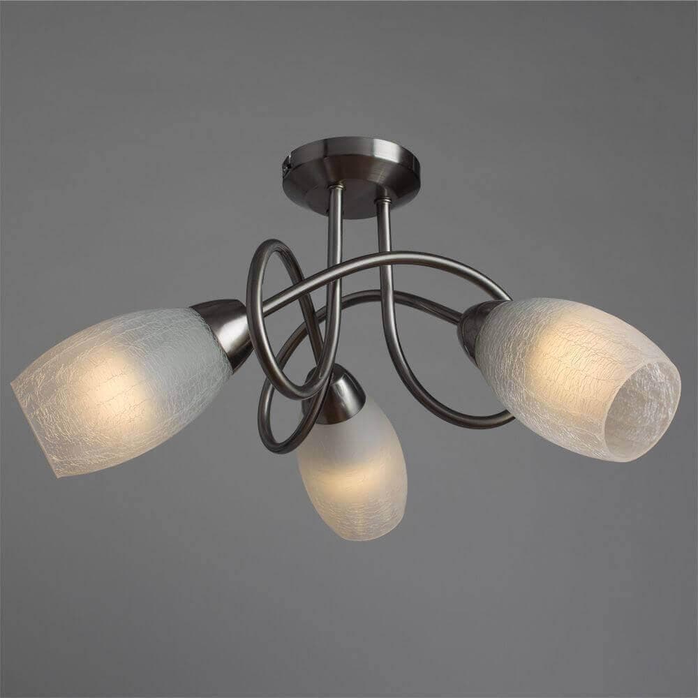 Arte Lamp Mutti Серебро/Белый Светильник потолочный 3x40W 3xE14 A8616PL-3SS — миниатюра 3
