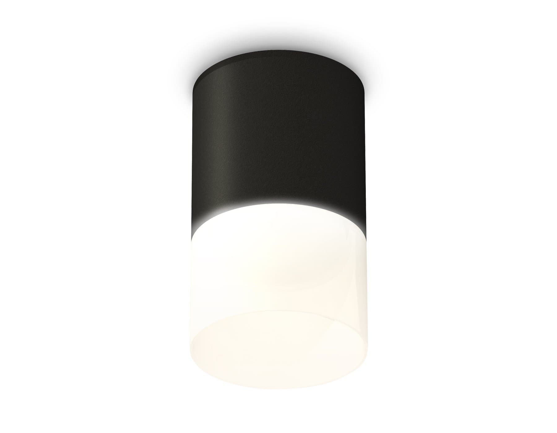 Ambrella Комплект накладного светильника XS6302065 SBK/FR черный песок/белый матовый MR16 GU5.3 (C6302, N6252) — миниатюра 1