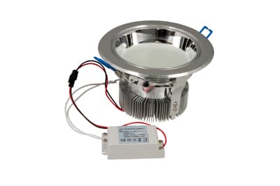 Светильник светодиодный "Downlight", встраиваемый, мощность 10W, 132 SMD 3528 светодиода, напряжение 220V, размер 150* 90 (d=140mm ), IP23, цве Rexant 602-020