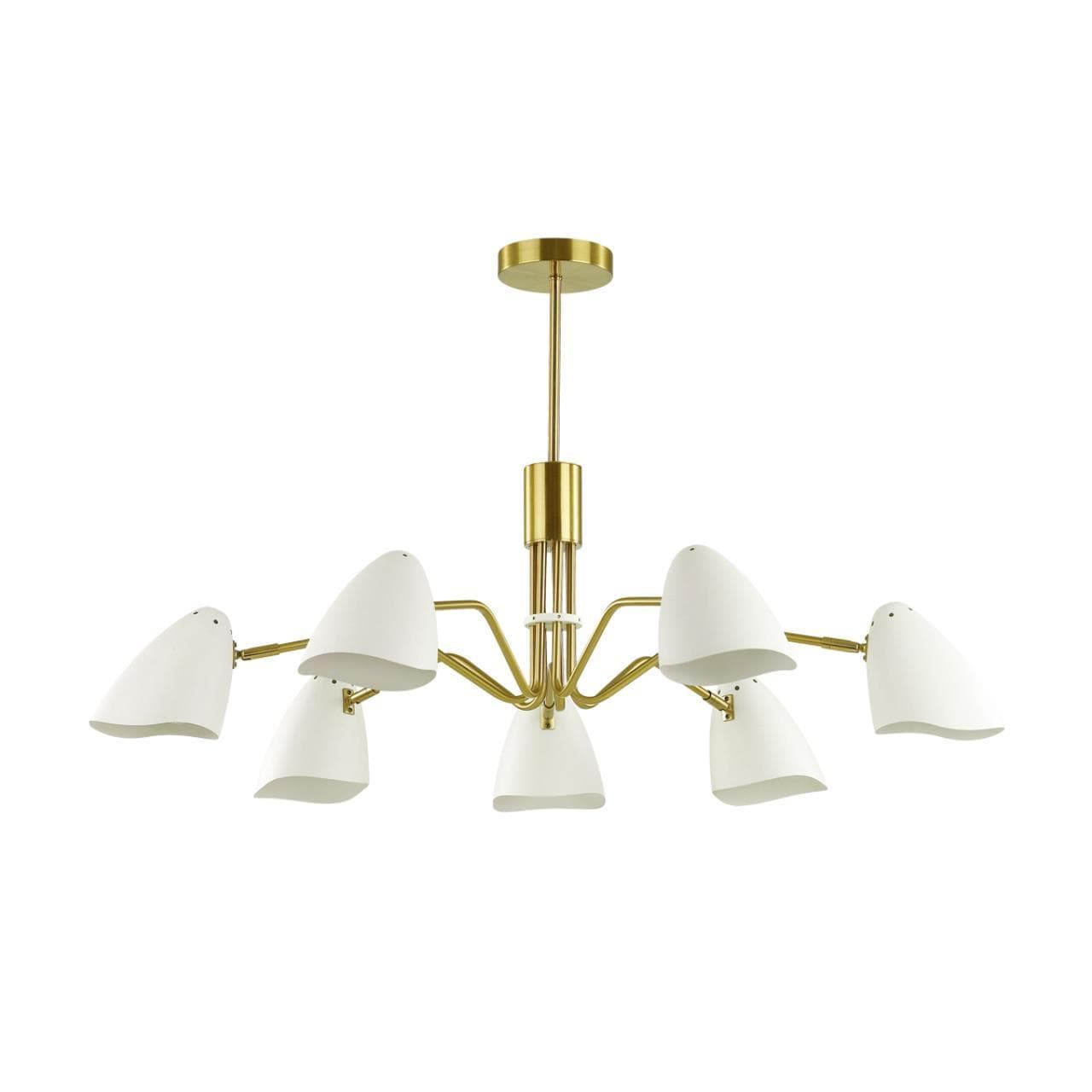 Lumion 4540/7C MODERNI LN21 136 латунь, белый Люстра потолочная E14 7*40W 220V MADISON