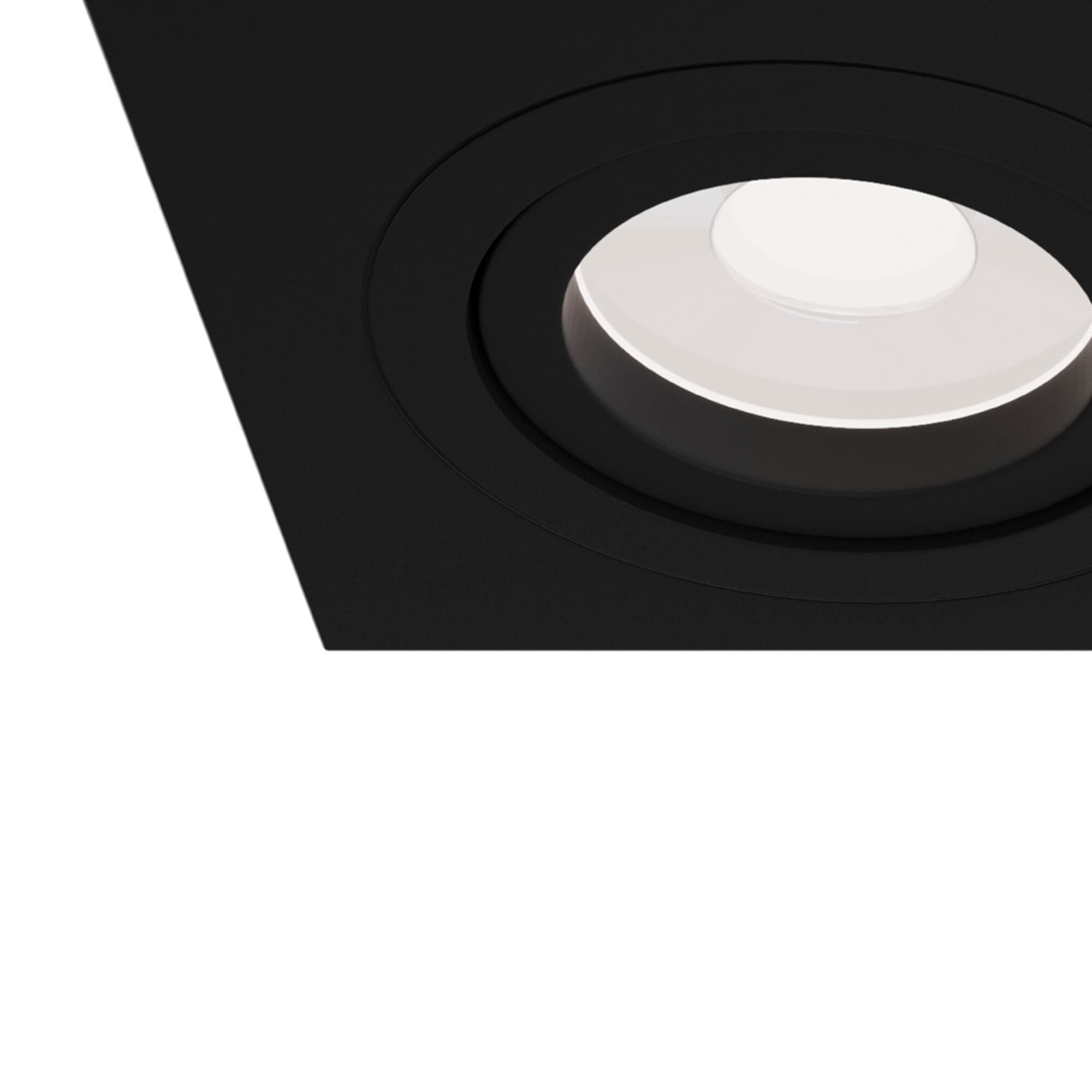 Maytoni Technical Atom Черный Встраиваемый светильник GU10 50W DL024-2-02B — миниатюра 7