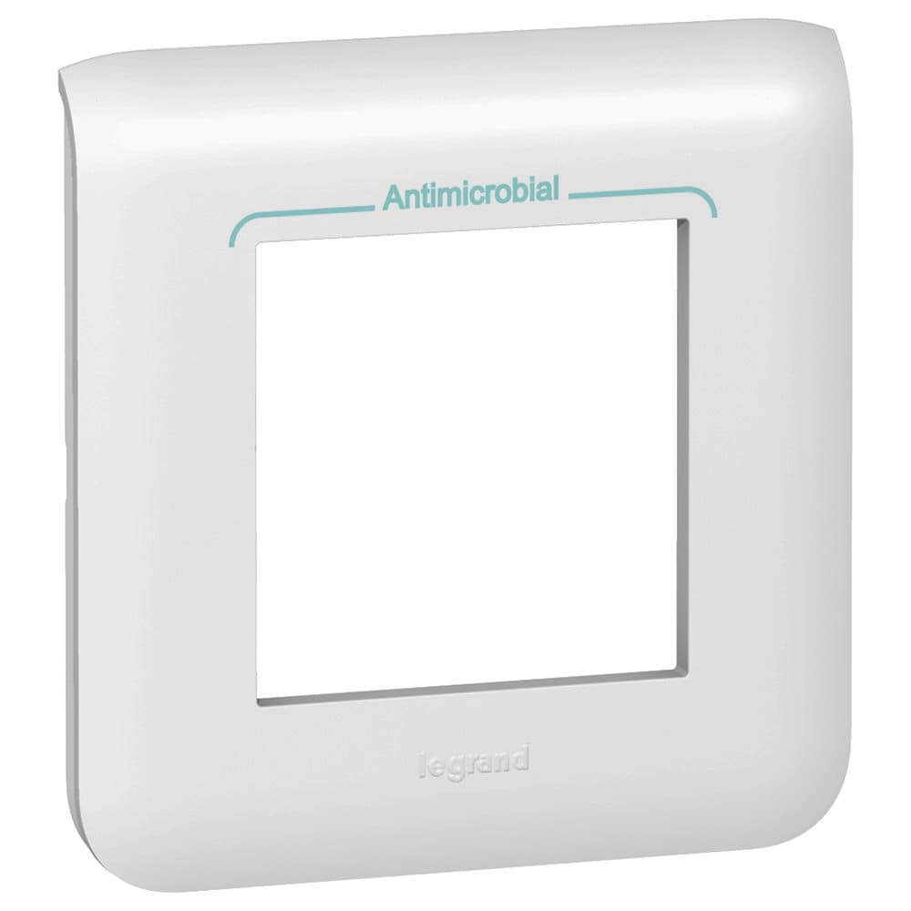 Legrand Mosaic Рамка 2-ая - антибактериальная 078722 — миниатюра 1