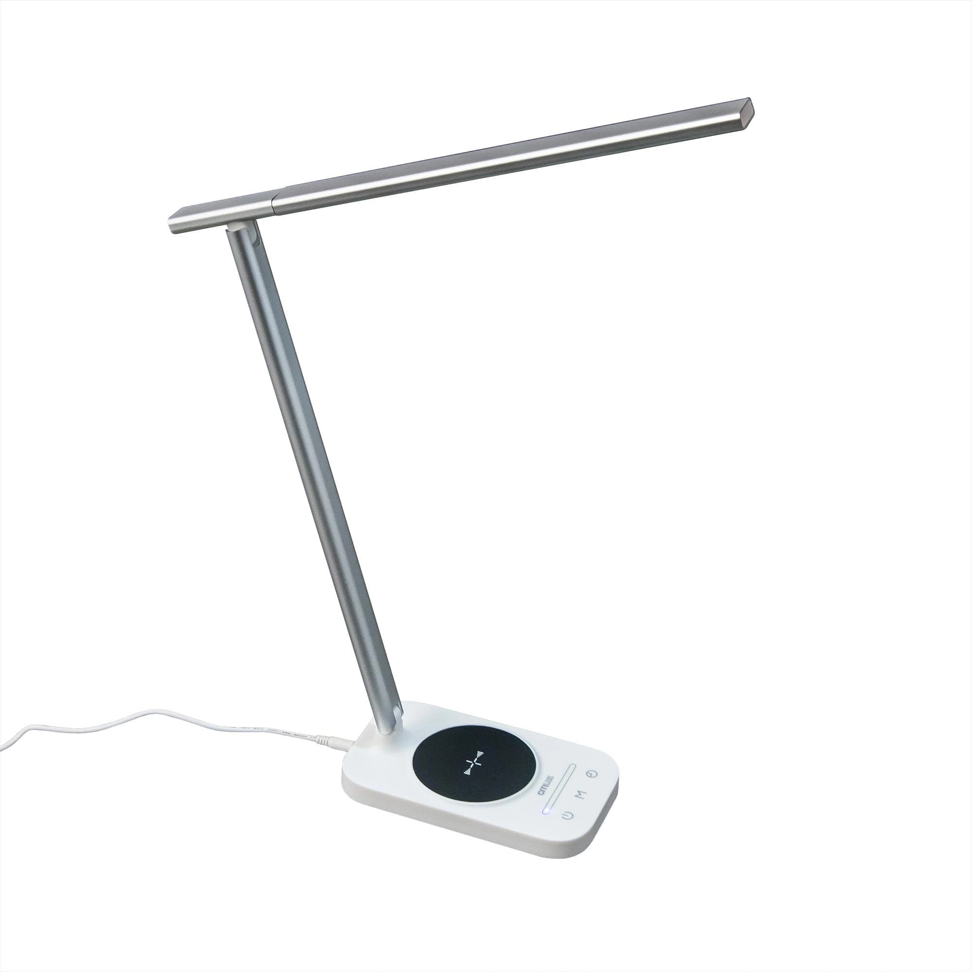 Citilux CL803051 Ньютон Бел-Серебр, USB+Qi