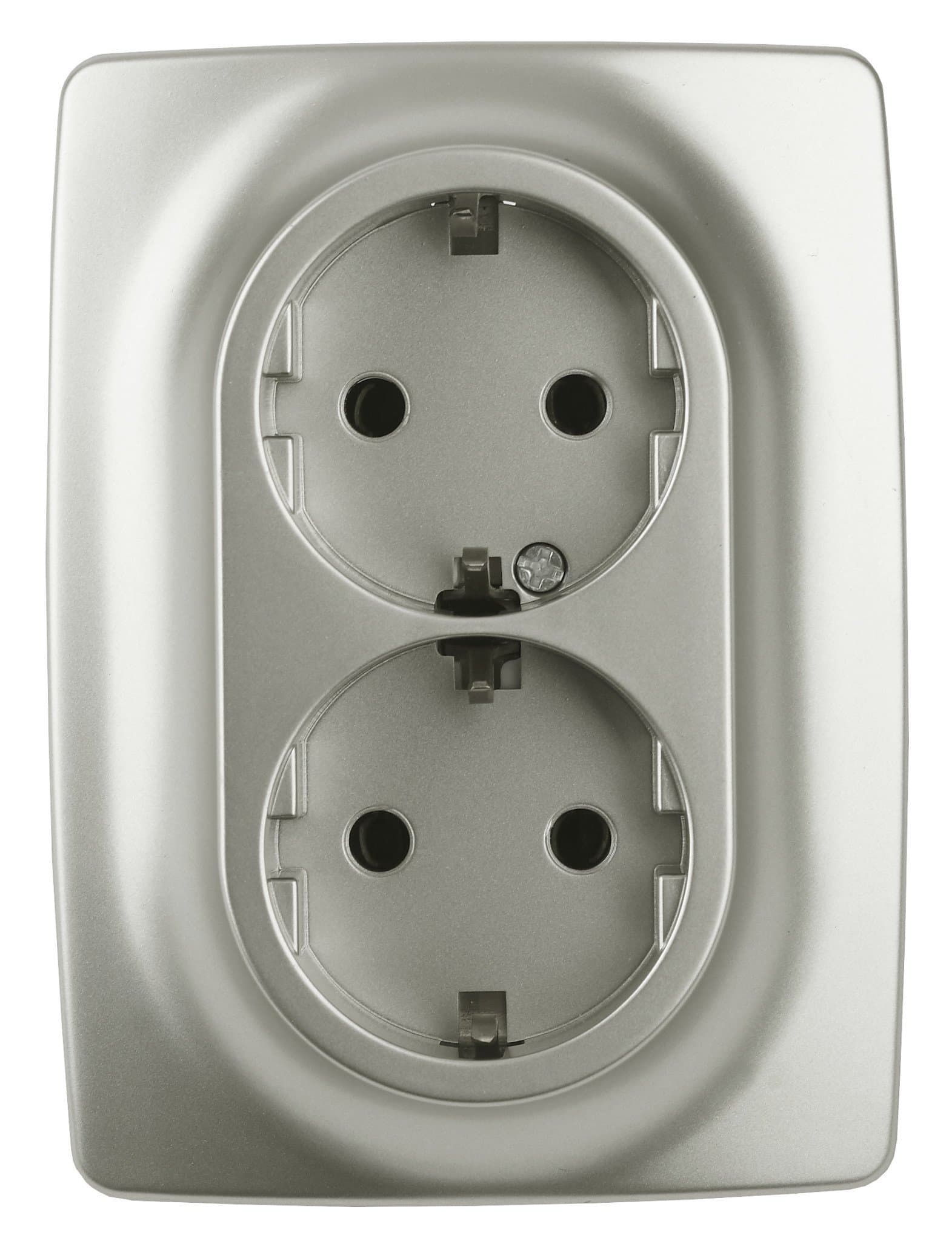 ЭРА 12-2106-15 Розетка 2X2P+E Schuko, 16A-250В, IP20, 12, Перламутр
