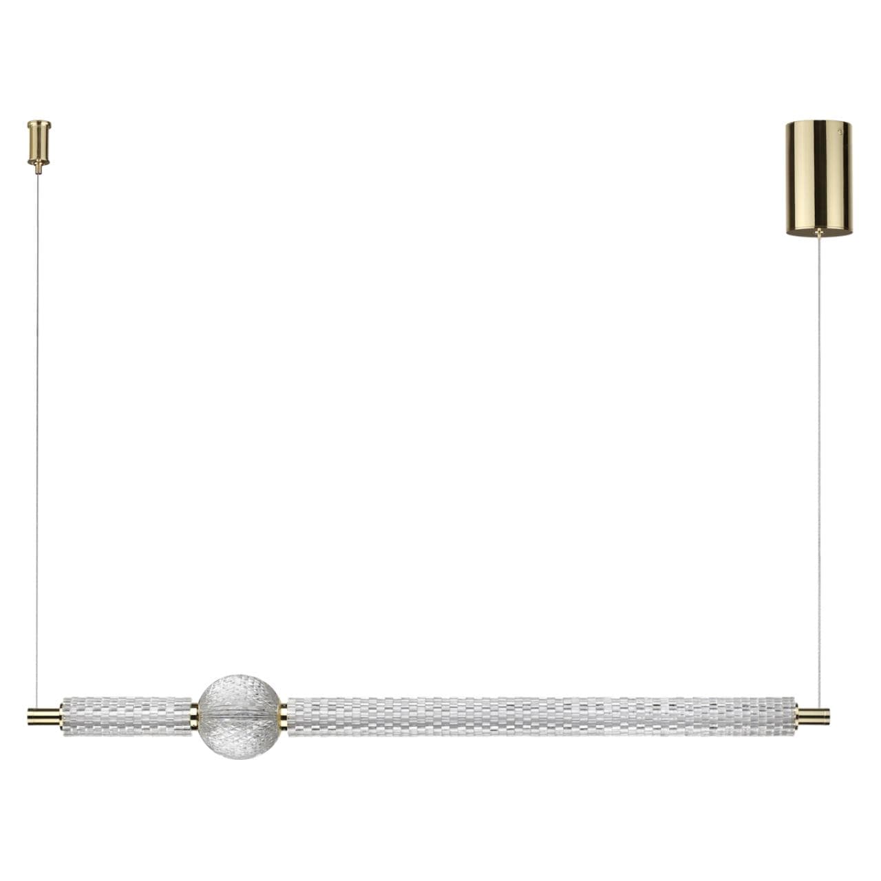 Odeon Light 5008/28L L-VISION ODL24 золотой/металл/акрил Подвес LED 28W 4000K 2340лм CRYSTAL